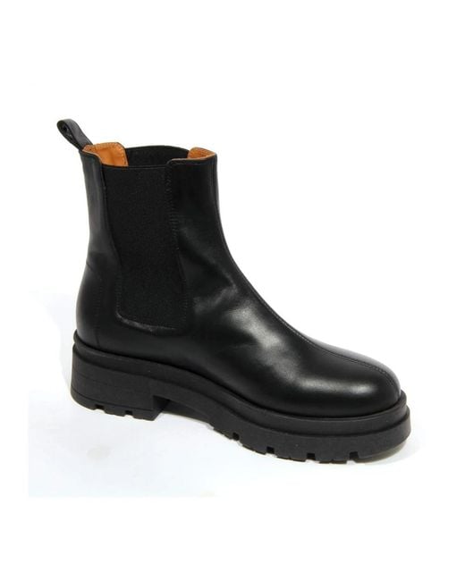 Trussardi Black Chelsea Boots