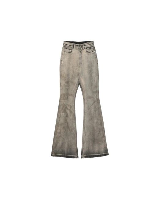 Rick Owens Gray Drkshdw Neutrals Denim