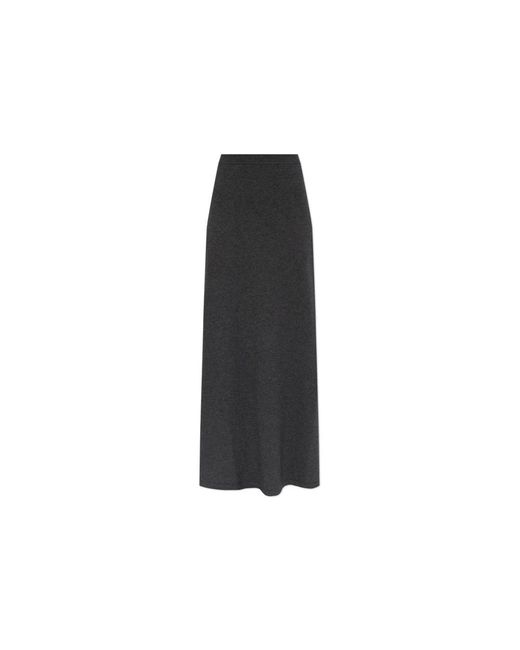 Balenciaga Black Maxi Skirts