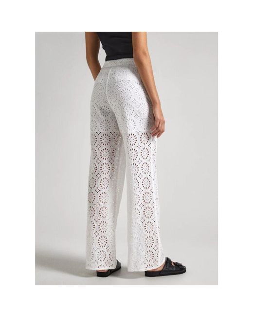 Pepe Jeans Gray Baumwoll culotte mit italienischen taschen