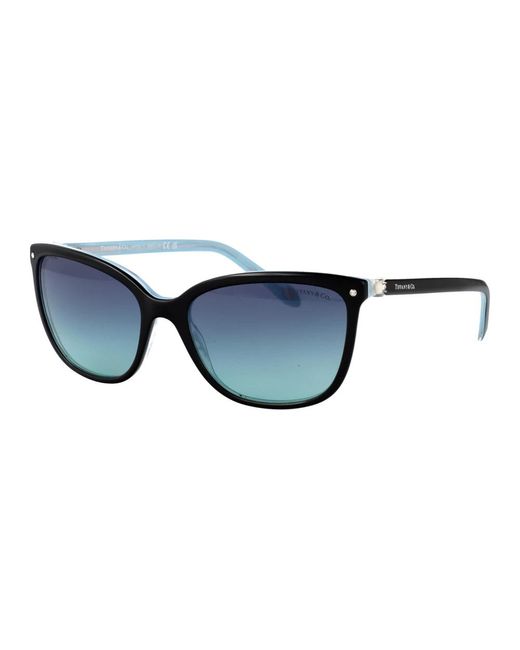 Tiffany & Co Stijlvolle Zonnebril Met Model 0Tf4105Hb in het Blue