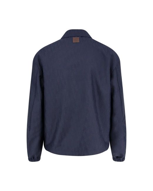 Dior Oblique Coach Jacket in het Blue voor heren