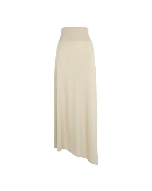 Cortana Natural Reik, Elfenbeinfarbener Strickrock