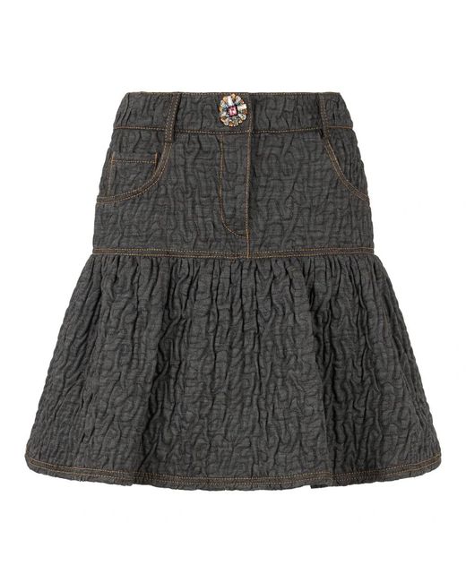 Moschino Black Short Skirts