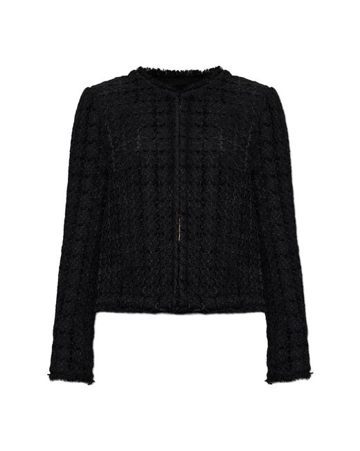 Tweed Jackets Kate Spade de color Black