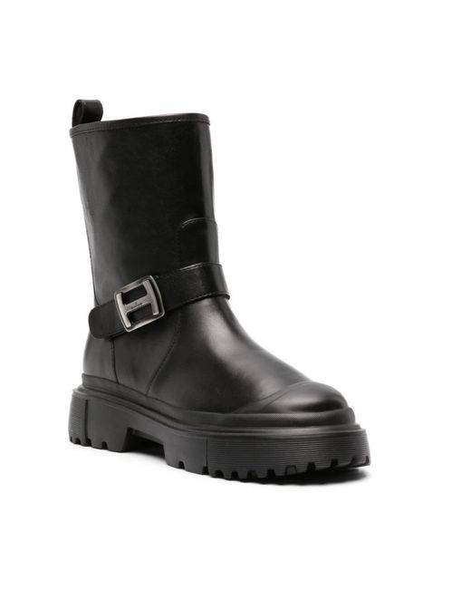 Hogan Black Ankle Boots