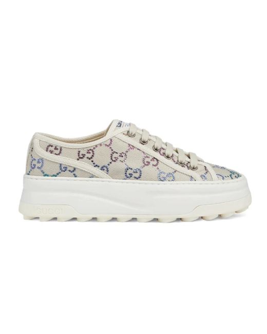 Shoes > sneakers Gucci en coloris White