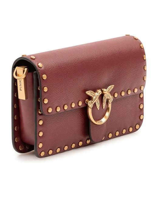 Pinko Red Shoulder Bags