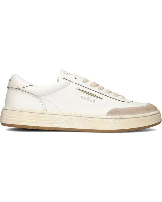 GHOUD VENICE Lido Brushed Low Sneakers in White für Herren