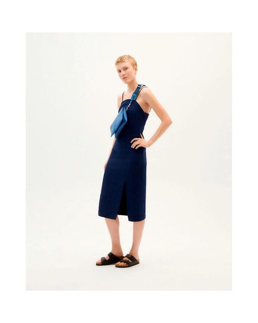 Thinking Mu Short Jurken in het Blue