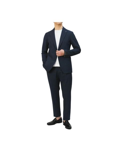 Single Breasted Suits di Tagliatore in Blue da Uomo