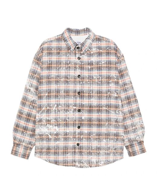 LC23 Gray Casual Shirts for men