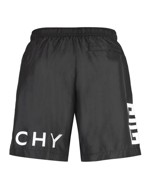 Givenchy Badmode ,Zwart ,Polyester 4G Lange Zwemshort in het Black voor heren