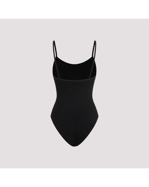 Hunza G Black One-piece