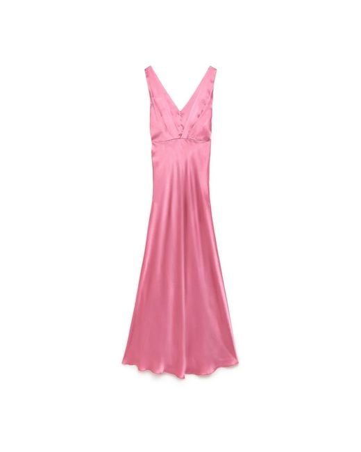 Maliparmi Pink Maxi Dresses