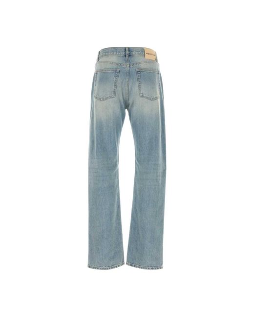 McQueen Blue Straight Jeans for men