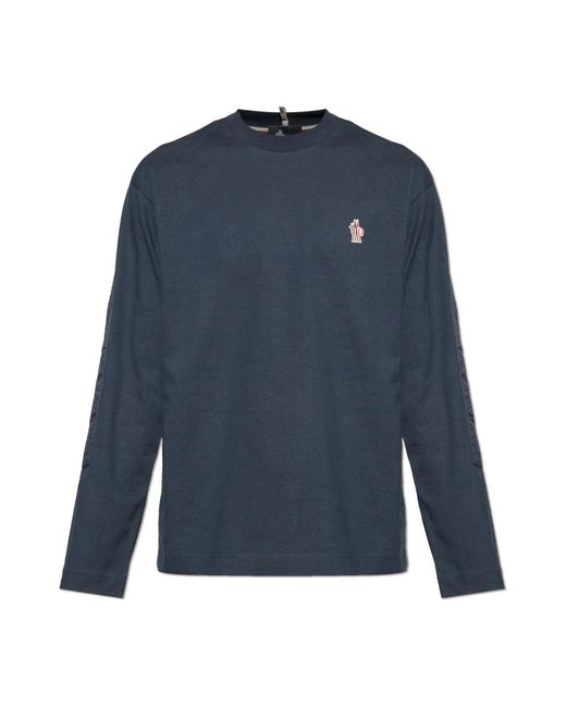 Long Sleeve Tops di Moncler in Blue da Uomo