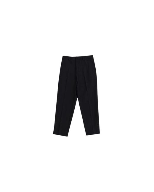 Straight Trousers di Jil Sander in Black da Uomo
