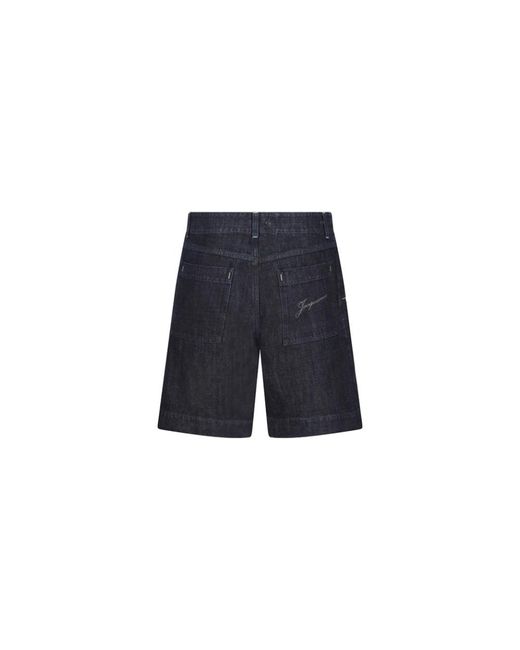 Denim Shorts Jacquemus de hombre de color Blue