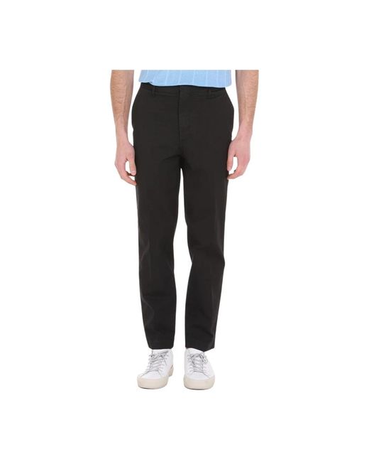 Dondup Black Wide Trousers for men