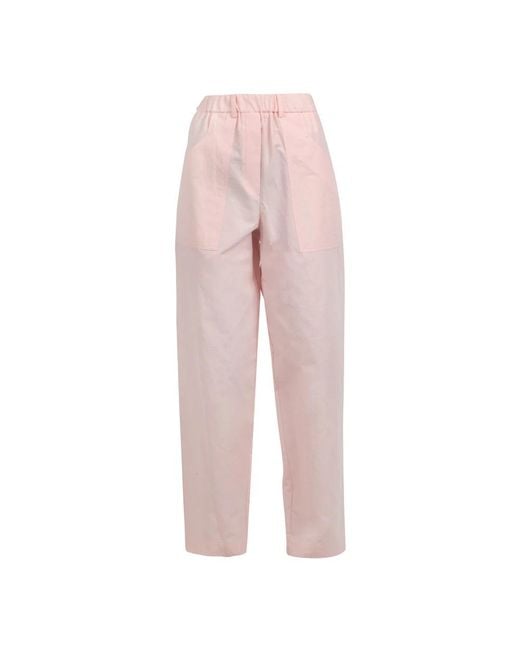Ottod'Ame Pink Straight Trousers