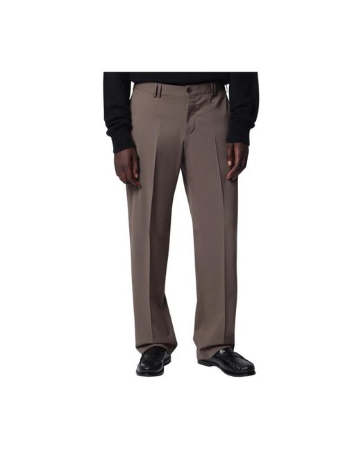 PT Torino Gray Suit Trousers for men