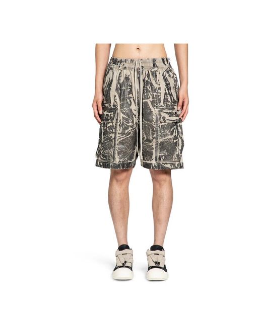 Rick Owens Gray Casual Shorts for men