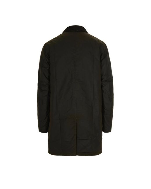 Barbour Black Single-Breasted Coats for men