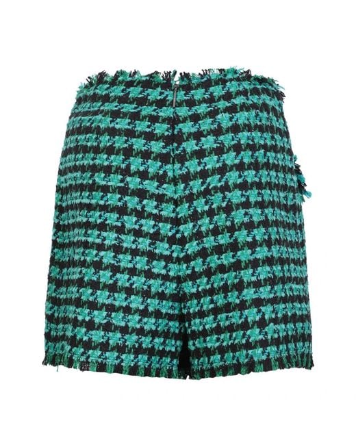 MSGM Green Short Skirts