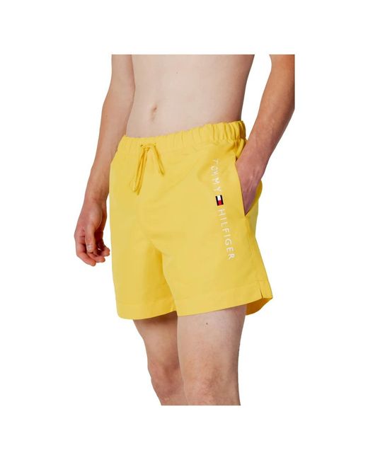 Tommy Hilfiger Yellow Short Shorts for men
