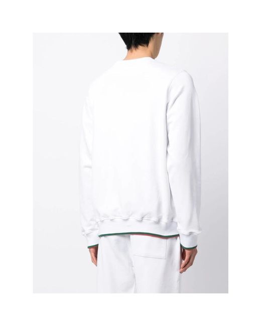 Casablancabrand White Sweatshirts for men
