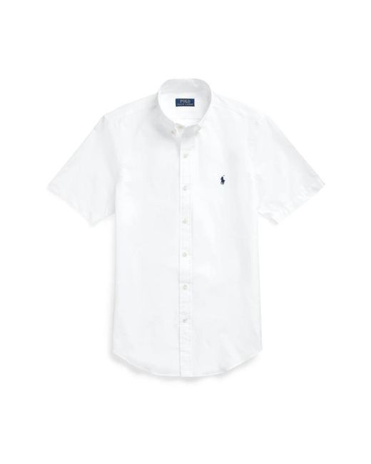 Ralph Lauren White Short Sleeve Shirts for men