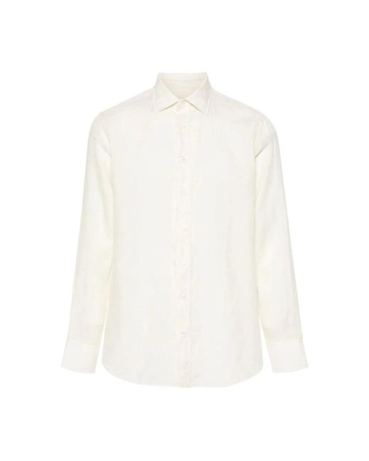 Lardini White Casual Shirts for men