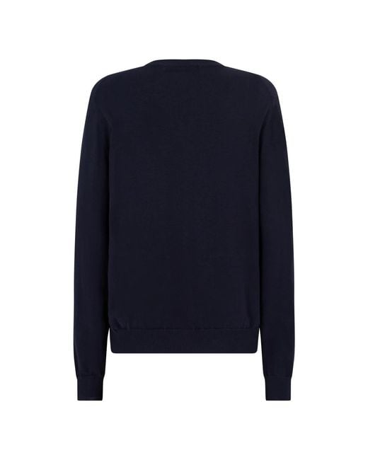 Slowear Blue Round-Neck Knitwear for men