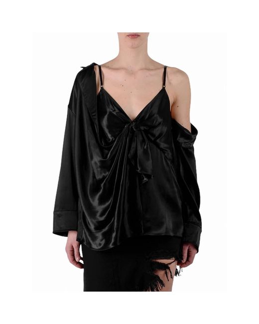 Alexander Wang Black Blouses