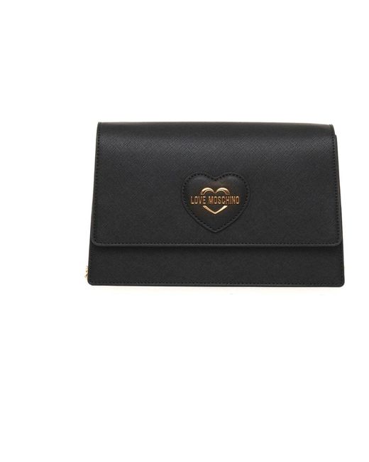 Shoulder Bags di Love Moschino in Black