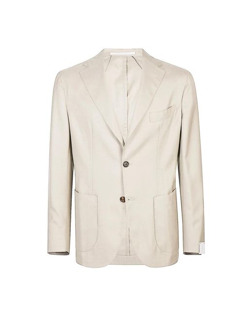 Eleventy Natural Blazers for men