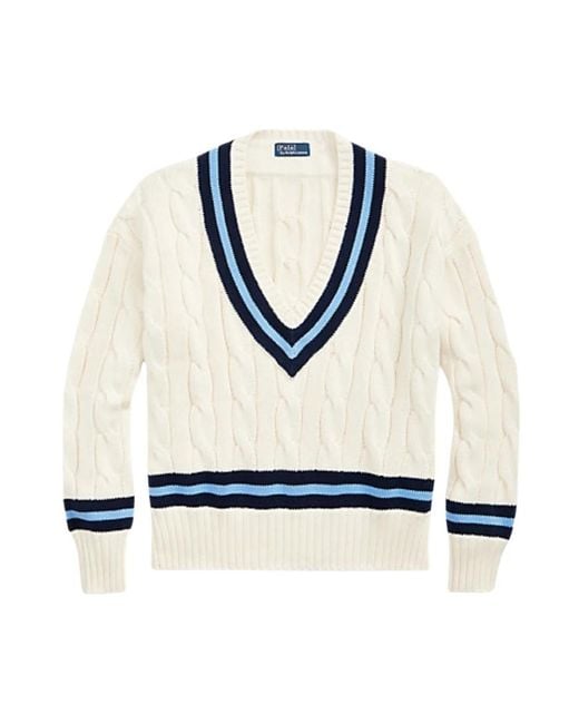 Polo Ralph Lauren V-Neck Knitwear in het White