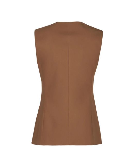 Vests Max Mara de color Brown