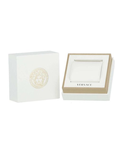 Versace V-Circle 38Mm in het Metallic