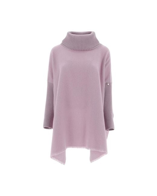 Herno Purple Turtlenecks