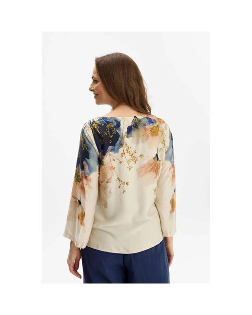 Blouses iN FRONT de color Blue