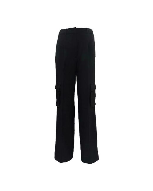 Guess Broeken ,Zwart ,Zwarte Slim Fit Broek in het Black