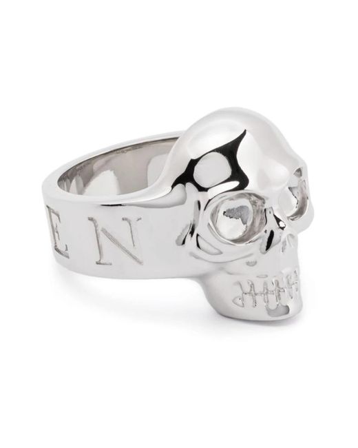 Alexander McQueen Gray Rings for men