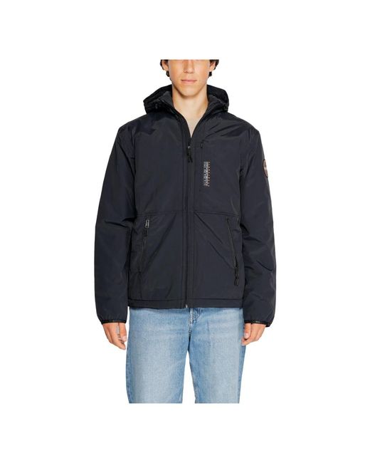 Light Jackets di Napapijri in Black da Uomo