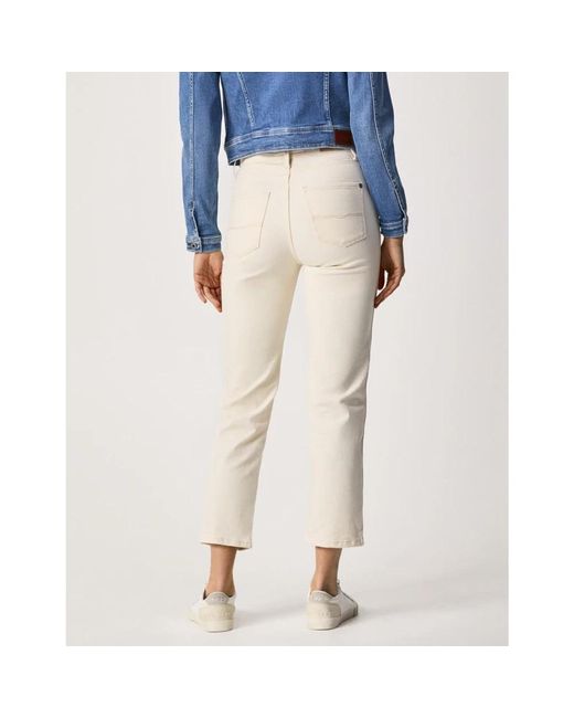 Pepe Jeans Blue Slim-Fit Trousers