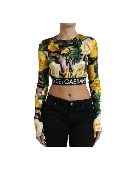 Dolce & Gabbana Black Long sleeve tops