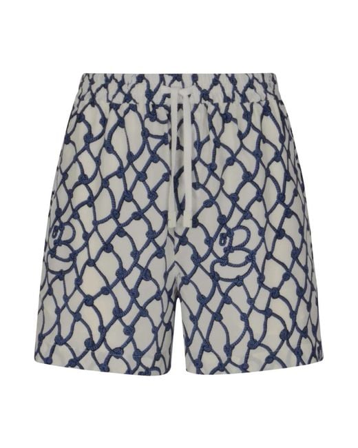 Burberry Blue Casual Shorts