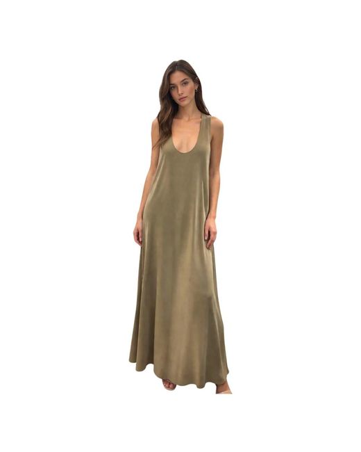 SIMONA CORSELLINI Natural Maxi Dresses