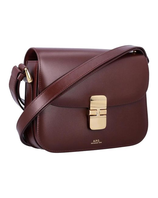A.P.C. Purple Cross Body Bags